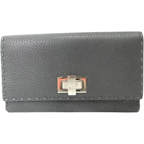 Pre-owned Leather wallets , female, Sizes: ONE SIZE - Fendi Vintage - Modalova