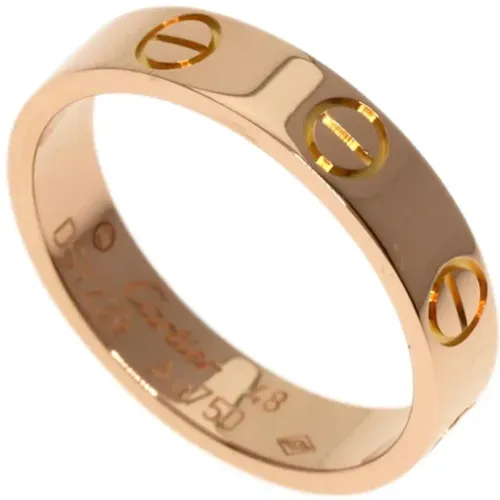 Pre-owned Jewellery, female, , Size: ONE SIZE Pre-owned Rose Gold rings - Cartier Vintage - Modalova