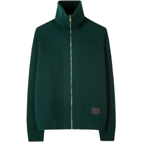 Cardigans, male, , Size: S Wool Zip Cardigan - Paul Smith - Modalova