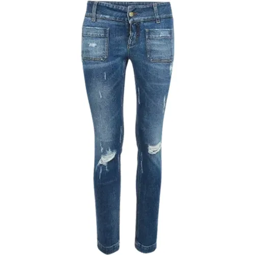 Pre-owned Cotton jeans , female, Sizes: S - Dolce & Gabbana Pre-owned - Modalova