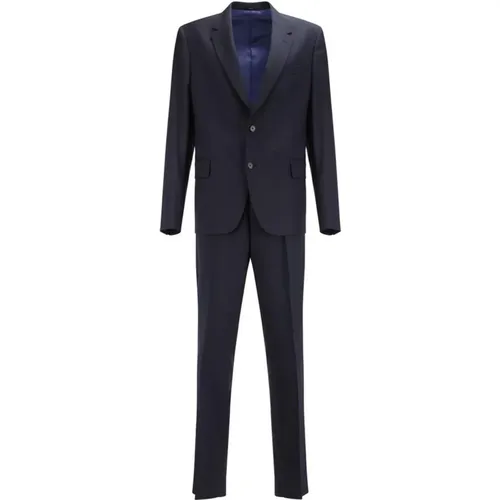 Single Breasted Suits, male, , Size: XL Wool Suit with Chino Fit Pants - PS By Paul Smith - Modalova