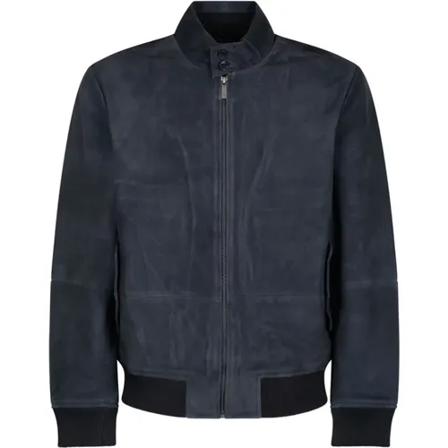 Sky Leather Jacket , male, Sizes: XL - Selected Homme - Modalova