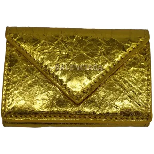 Pre-owned Wallets, female, , Size: ONE SIZE Pre-owned Leather wallets - Balenciaga Vintage - Modalova