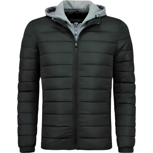Men Short Down Jacket - Autumn Blazers - Pi-855Z , male, Sizes: M, L - Enos - Modalova