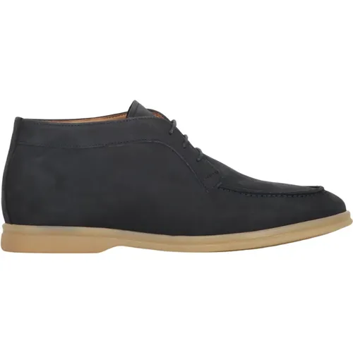 Lace-up Boots, male, , Size: 8 US Stylish Leather Lace-up Boots - Bruno Magli - Modalova