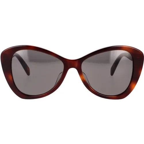 Schicke und Lässige Schmetterling Sonnenbrille , Damen, Größe: 55 MM - Celine - Modalova