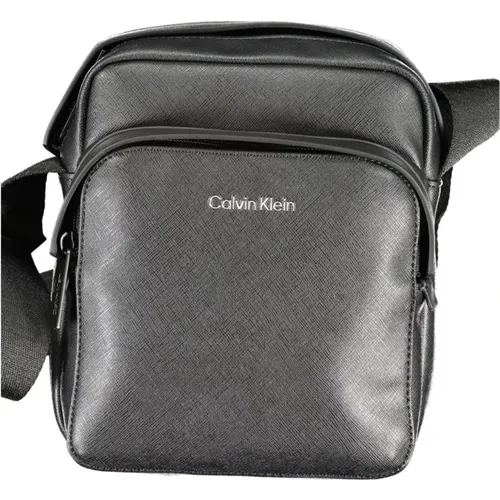 Messenger Bags, male, , Size: ONE SIZE Men's Shoulder Bag with Zip - Calvin Klein - Modalova