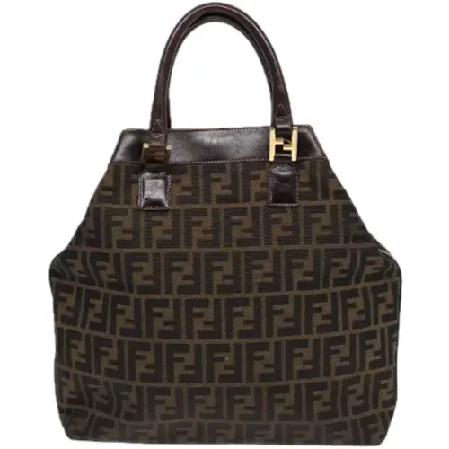 Pre-owned Canvas handbags , female, Sizes: ONE SIZE - Fendi Vintage - Modalova