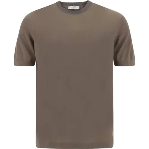 Monochromes Baumwoll-T-Shirt Cruna - Cruna - Modalova