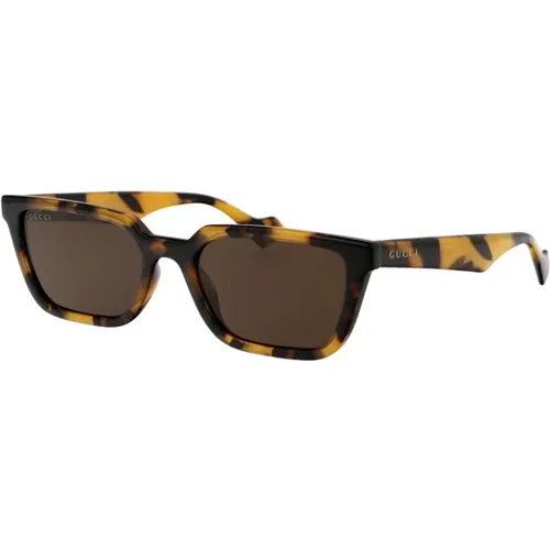 Stylische Sonnenbrille GG1539S,Lettering Large Sonnenbrille - Gucci - Modalova