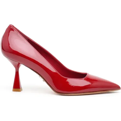 Patent Leather Decolté , female, Sizes: 3 UK - Sergio Levantesi - Modalova