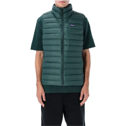 Vests, male, , Size: XL Down Sweater Vest - Patagonia - Modalova