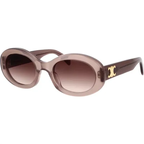 Cl40194U 45F Oval Sunglasses , female, Sizes: 52 MM - Celine - Modalova