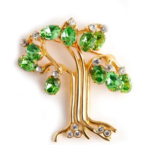Tree of Life brooch , female, Sizes: ONE SIZE - Kenneth Jay Lane Pre-owned - Modalova