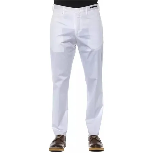 Straight Trousers, male, , Size: 3XL Elegant Cotton Blend Trousers - PT Torino - Modalova