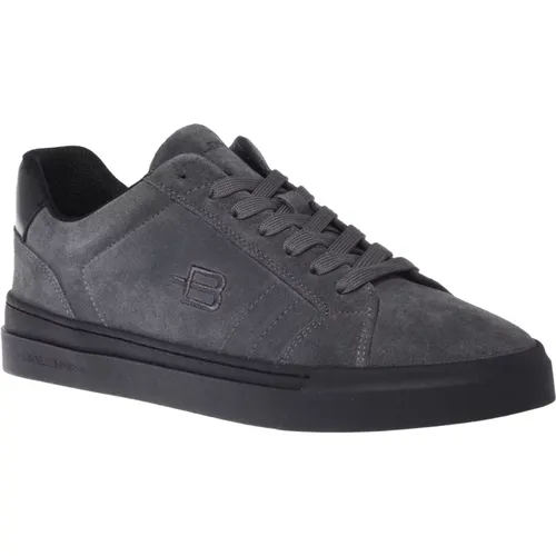 Trainers in dark grey suede - Baldinini - Modalova