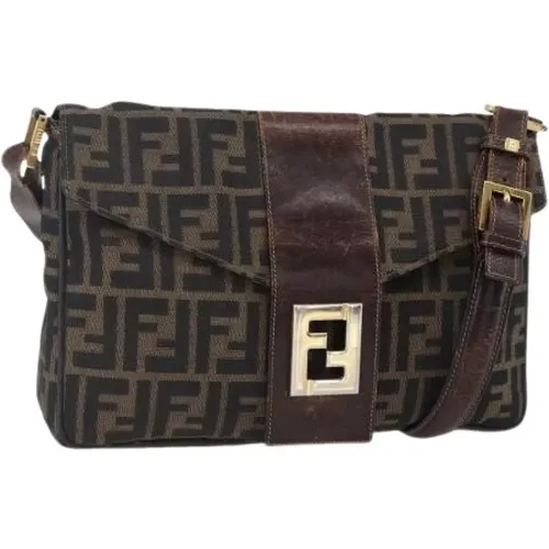 Pre-owned Shoulder Bags, female, , Size: ONE SIZE Pre-owned Vintage Shoulder Bag - Fendi Vintage - Modalova