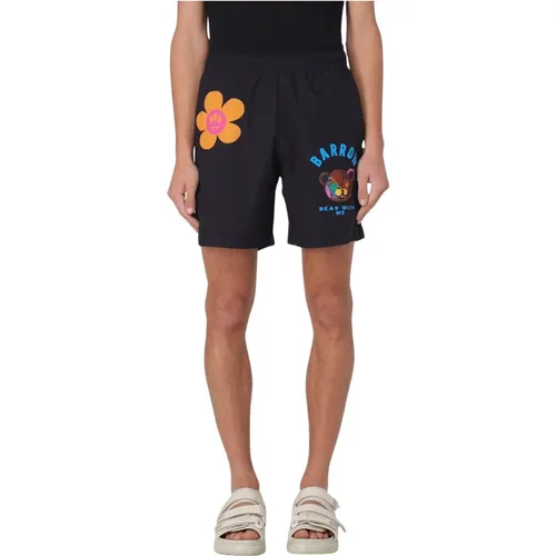 Bermuda Popeline Shorts , Damen, Größe: L - Barrow - Modalova