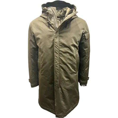 Parkas, male, , Size: M Lightweight Rainstorm Parka - Ten C - Modalova