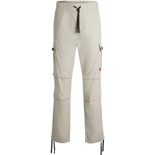 Straight Trousers, male, , Size: M Cargo Pants - Hugo Boss - Modalova