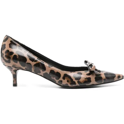 Pumps, female, , Size: 7 1/2 US Animalier David Leather Pumps - Roberto Festa - Modalova