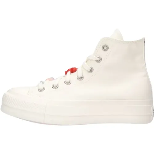 Ecru High Top Lift Sneakers , Damen, Größe: 36 1/2 EU - Converse - Modalova