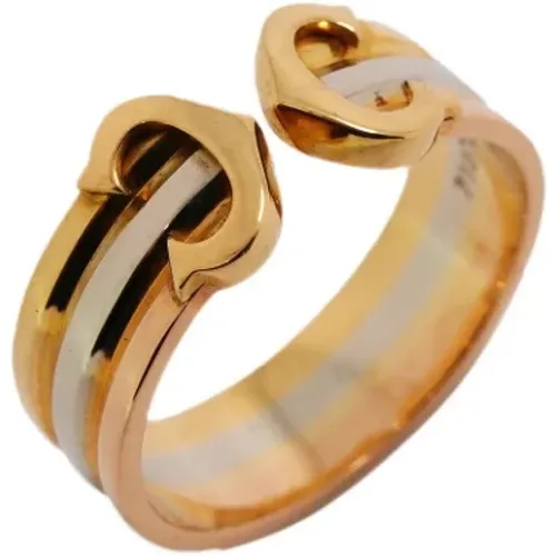 Pre-owned Jewellery, female, , Size: ONE SIZE Pre-owned Rose Gold rings - Cartier Vintage - Modalova