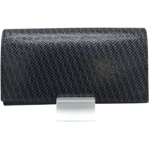 Pre-owned Wallets, female, , Size: ONE SIZE Pre-owned Leather wallets - Fendi Vintage - Modalova