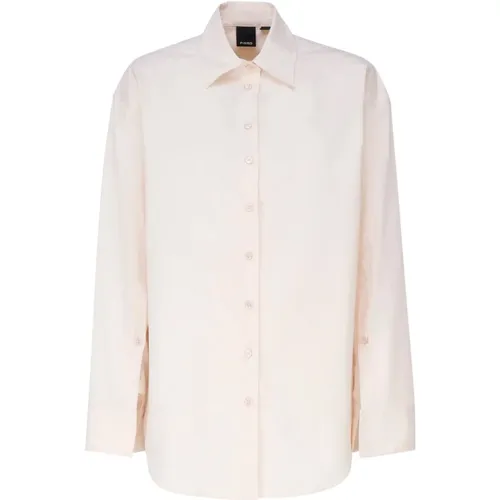 Cotton Elastan Shirts , female, Sizes: XS, S, M, 2XS - pinko - Modalova