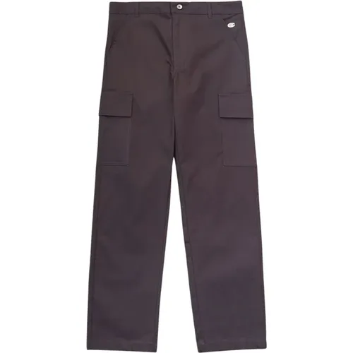 Dark Gray Cargo Pants with Flap Pockets , male, Sizes: L - Champion - Modalova