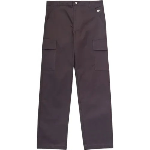 Dark Gray Cargo Pants with Flap Pockets , male, Sizes: L, XL, M - Champion - Modalova