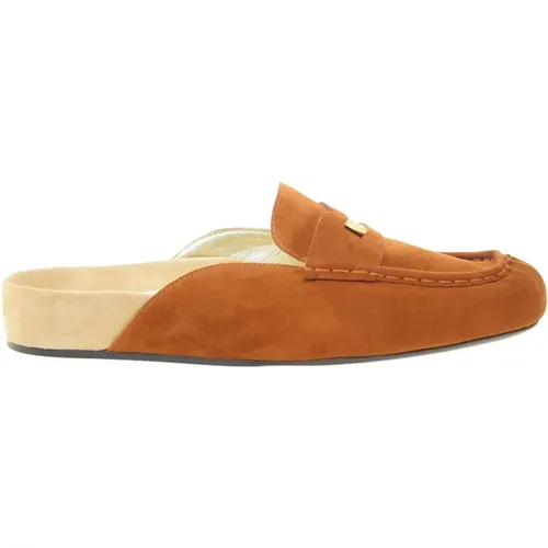 Moccasin mule cognac , Damen, Größe: 38 EU - Ines De La Fressange Paris - Modalova