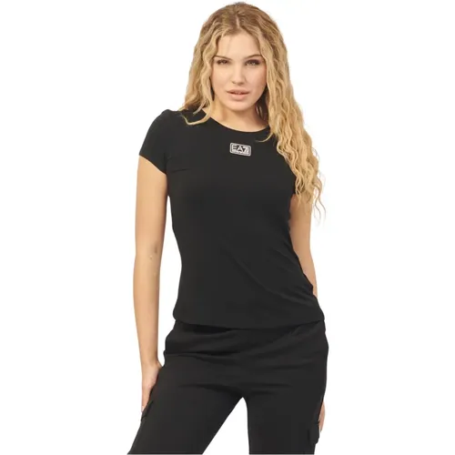 T-Shirts , female, Sizes: M, L, S - Emporio Armani EA7 - Modalova