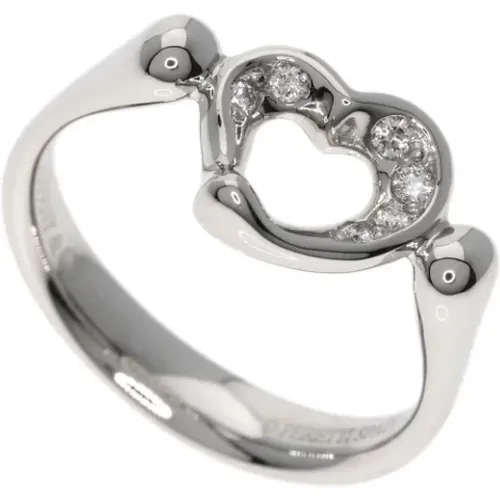 Pre-owned Jewellery, female, , Size: ONE SIZE Pre-owned Platinum rings - Tiffany & Co. Pre-owned - Modalova