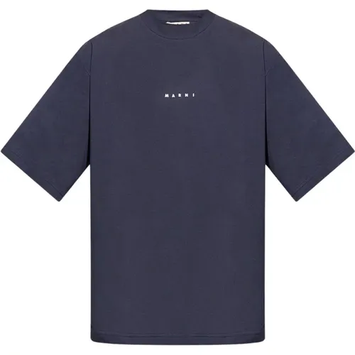 T-Shirt , Herren, Größe: XS - Marni - Modalova