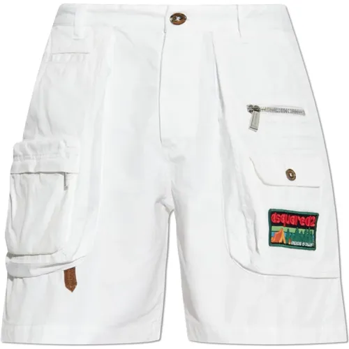 Casual Shorts, male, , Size: XL Shorts Boxer - Dsquared2 - Modalova