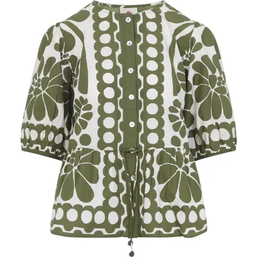 Blouses, female, , Size: M Palermo Blouse - Farm Rio - Modalova