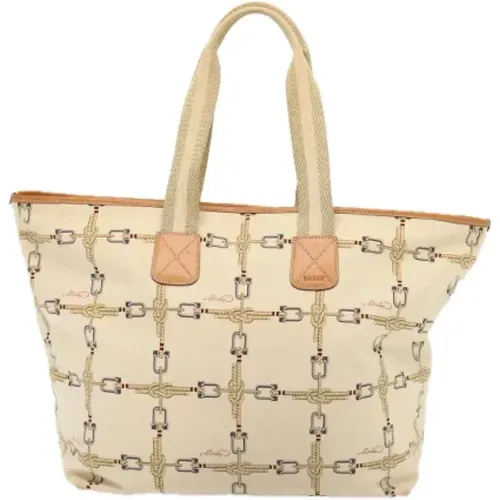 Pre-owned Tote Bags, female, , Size: ONE SIZE Pre-owned Canvas totes - Bally Pre-owned - Modalova