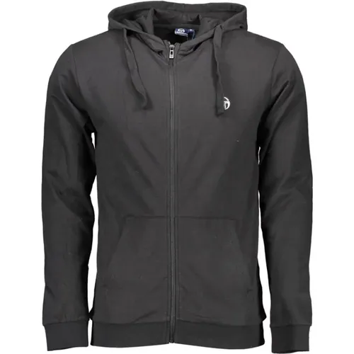 Zip-throughs, male, , Size: S Elegant Hooded Sweatshirt with Zipper - Sergio Tacchini - Modalova