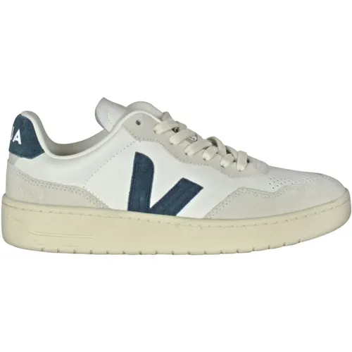 Leder-Sneakers mit Wildleder-Details , Damen, Größe: 40 EU - Veja - Modalova