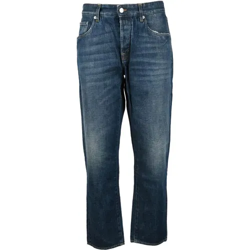 Straight Jeans, male, , Size: W30 Cotton Jeans - Department Five - Modalova