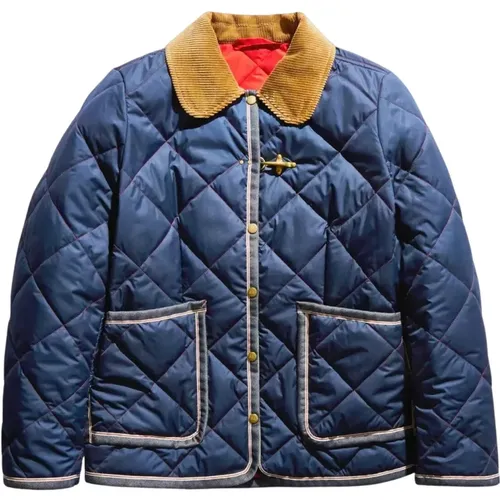 Dunkelblaue Steppjacke Fay - Fay - Modalova