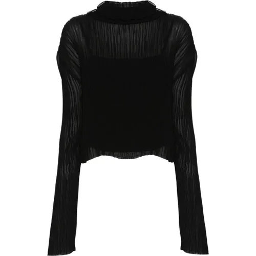 Long Sleeve Shirt , female, Sizes: L - MM6 Maison Margiela - Modalova