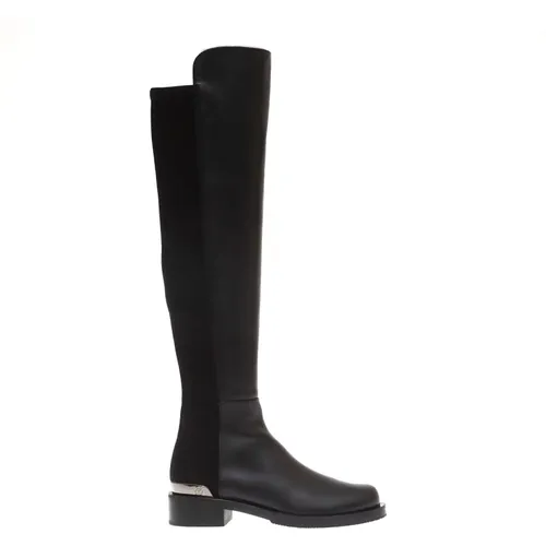 Knee-High Leather Boots , female, Sizes: 4 1/2 UK - Stuart Weitzman - Modalova