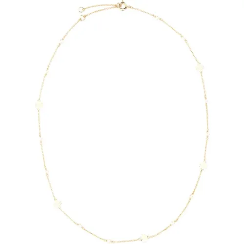 Necklaces, female, , Size: ONE SIZE Delicate Kira Silver Necklace - TORY BURCH - Modalova