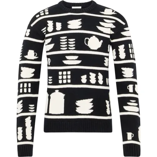 Round-neck Knitwear, female, , Size: XS Sweater Collection - JW Anderson - Modalova