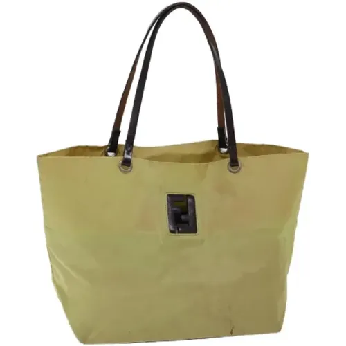 Pre-owned Tote Bags, female, , Size: ONE SIZE Pre-owned Nylon fendi-bags - Fendi Vintage - Modalova