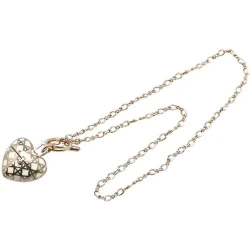 Pre-owned Jewellery, female, , Size: ONE SIZE Pre-owned Metal necklaces - Dior Vintage - Modalova