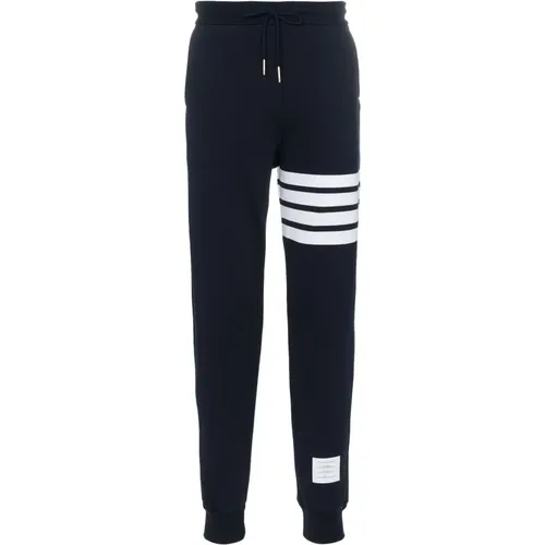 Cotton 4-Bar Jersey Sweatpants , male, Sizes: L, XL, M - Thom Browne - Modalova