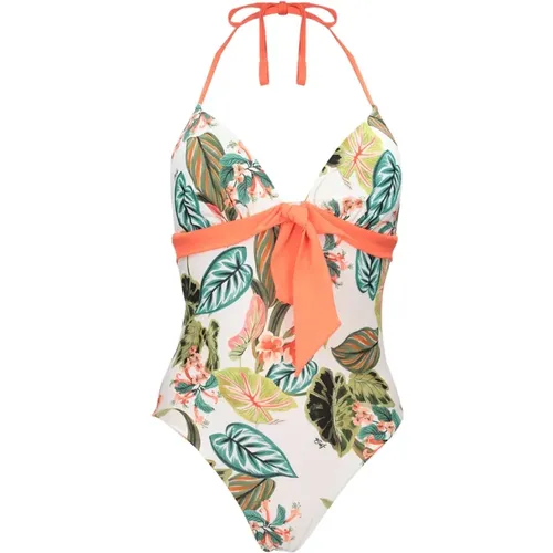 Printed One-Piece Swimsuit , female, Sizes: XL - Liu Jo - Modalova